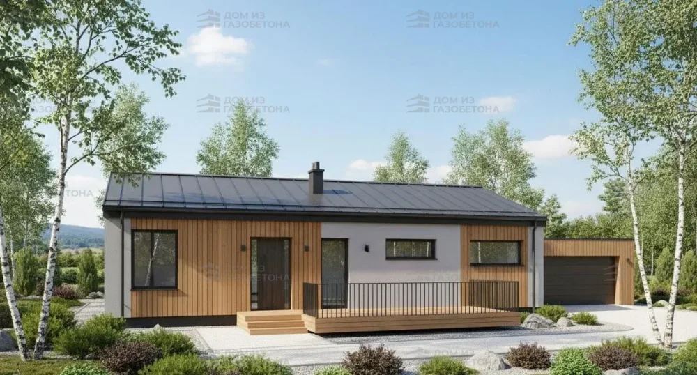 Проект Двухэтажный дом 14 на 10, 161 м2