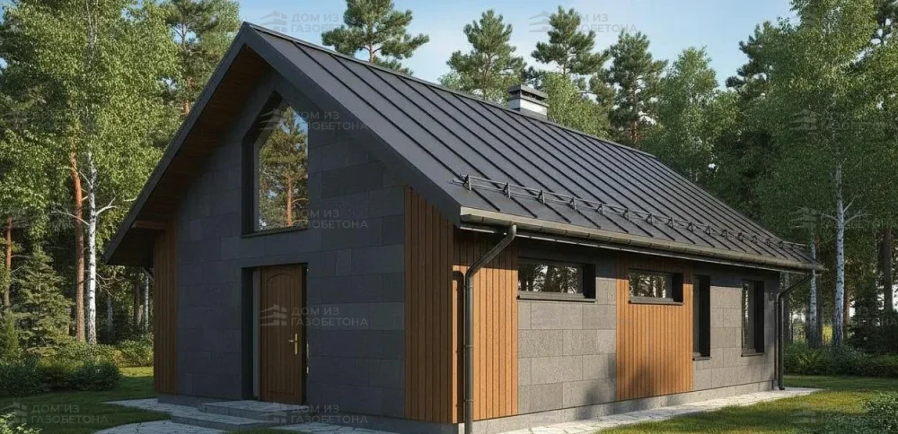 Проект Одноэтажный дом 11 на 17, 120 м2