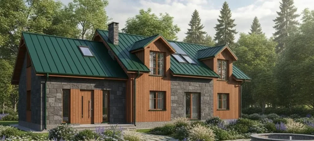 Проект Двухэтажный дом 20 на 14, 216 м2